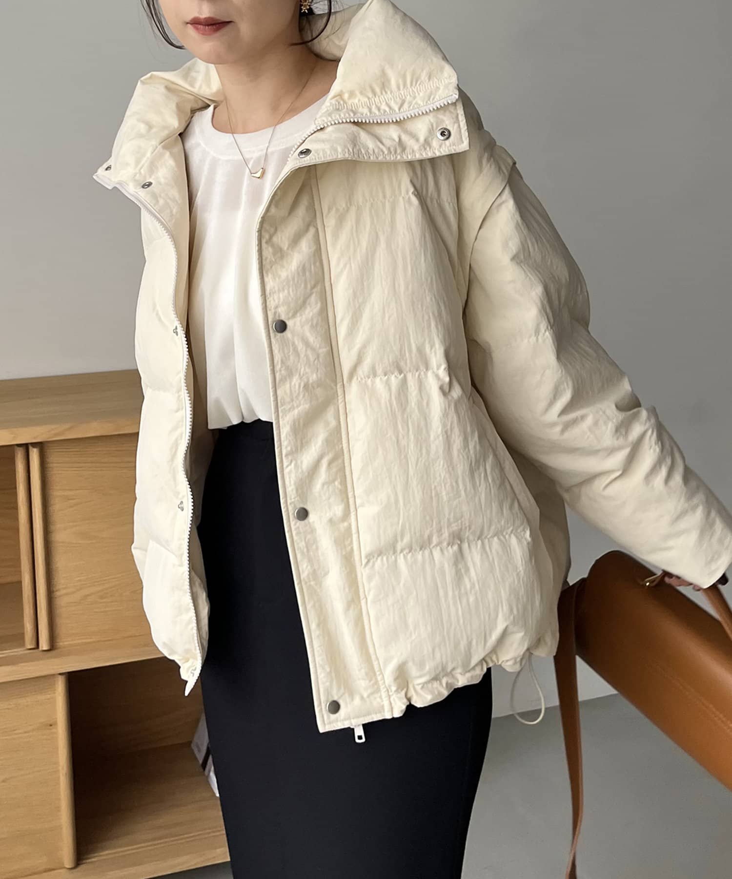 サイズ展開あり】2WAY中綿ミドルコート | CAPRICIEUX LE'MAGE(カプリ