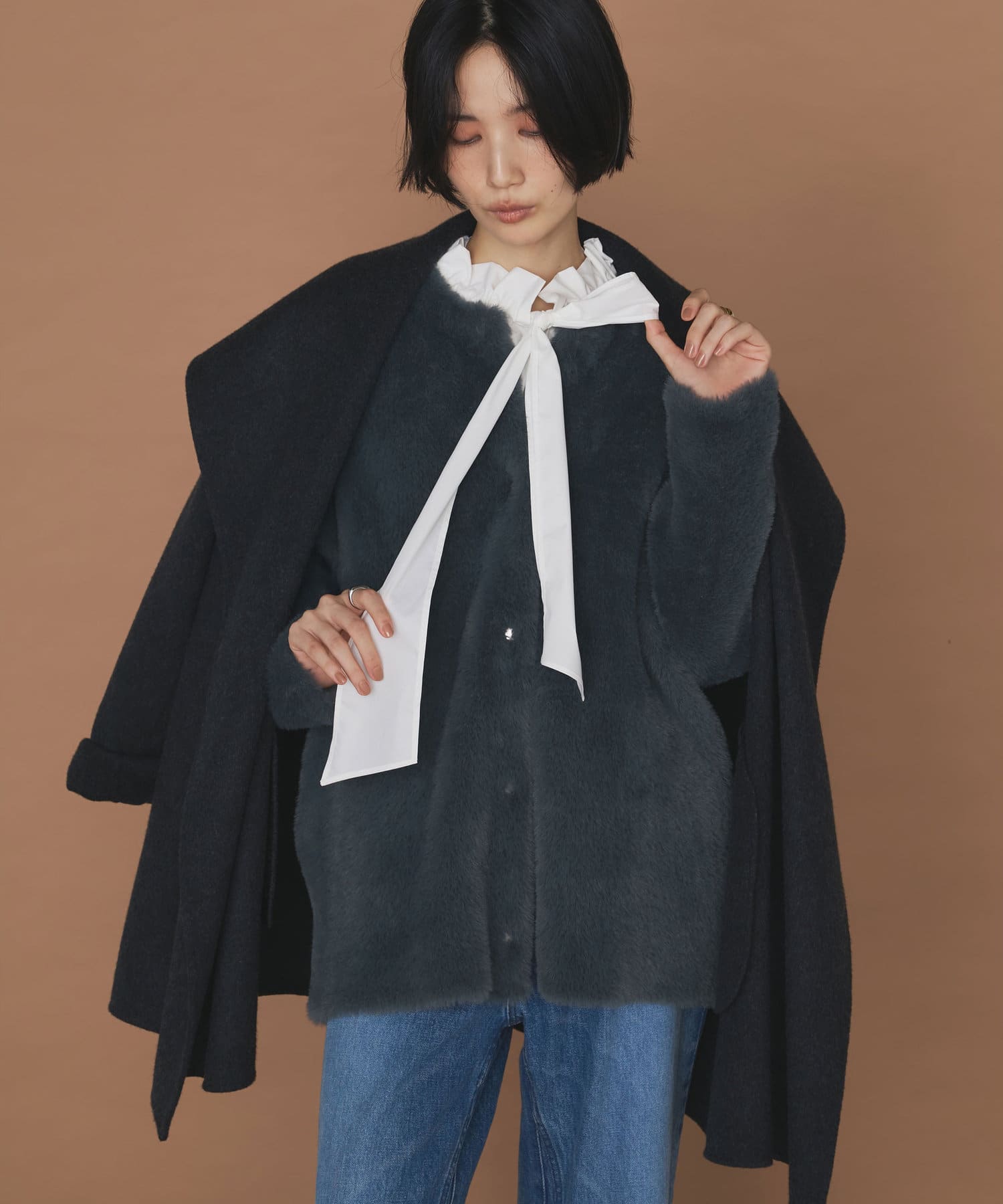 万能さがキメ手＊テイストレスに活躍する『リバーショールコート