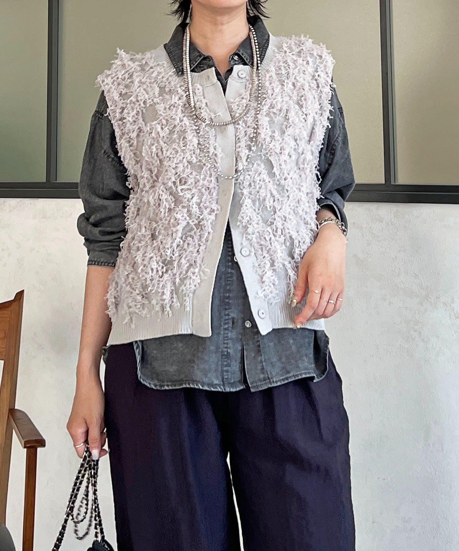 フリンジベスト | un dix cors(アンディコール)レディース | PAL