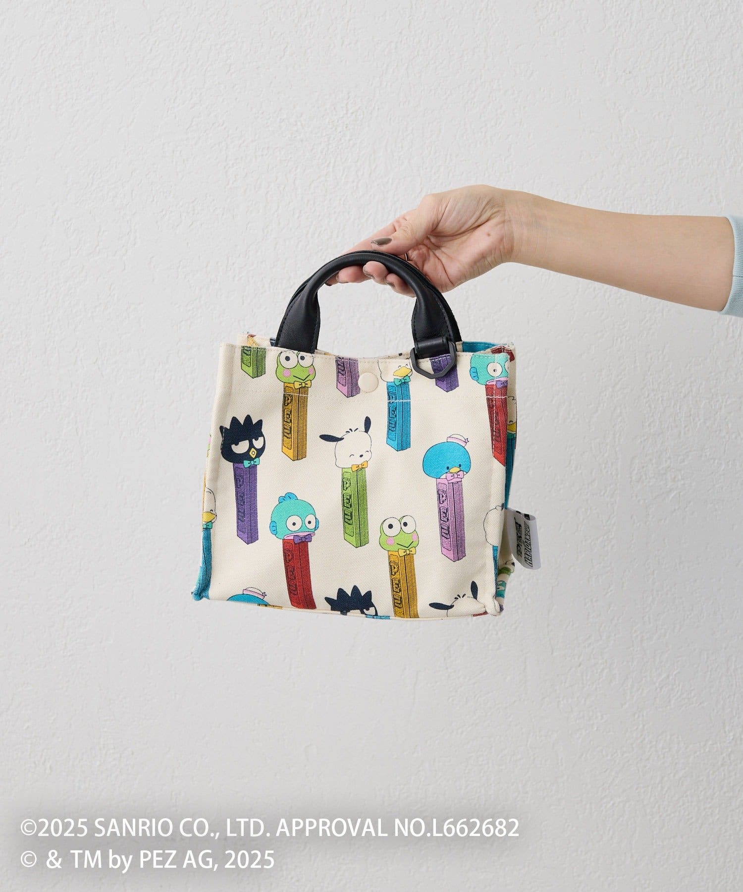 はぴだんぶい×PEZ(ペッツ)×ear】コラボコットントートバッグS | ear
