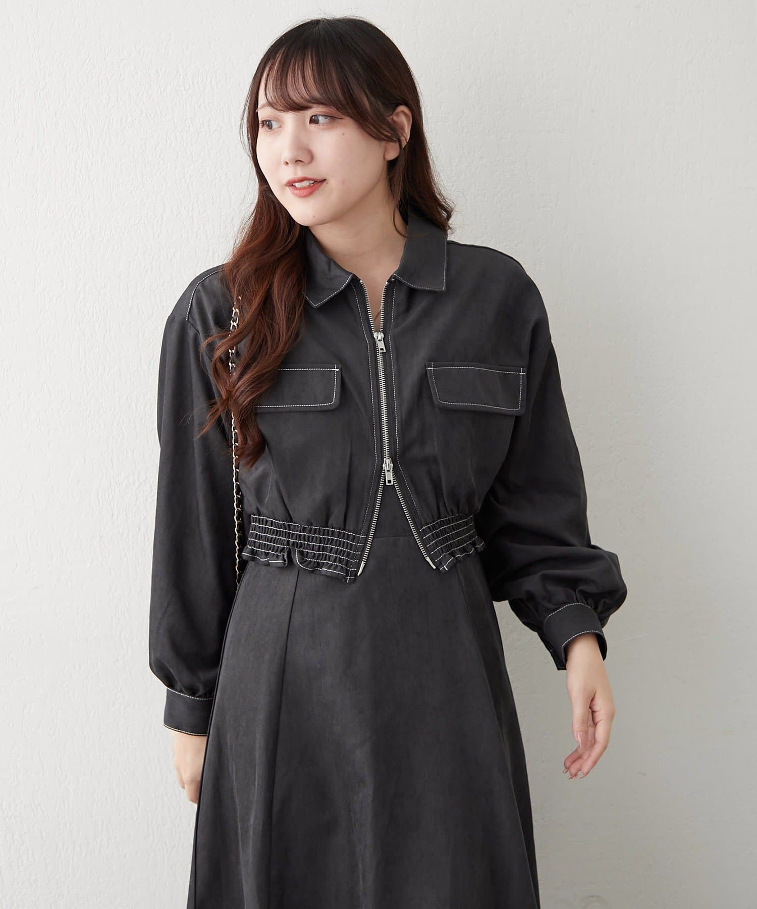 SET・コールジャケット＋キャミワンピ | Remind me and forever