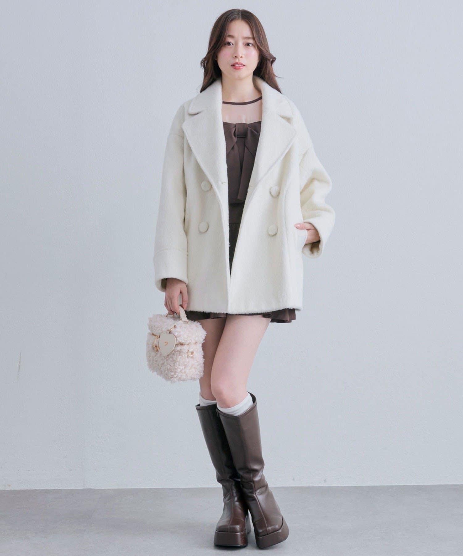 TwinkleCollection】シャギーコート | OLIVE des OLIVE(オリーブ デ