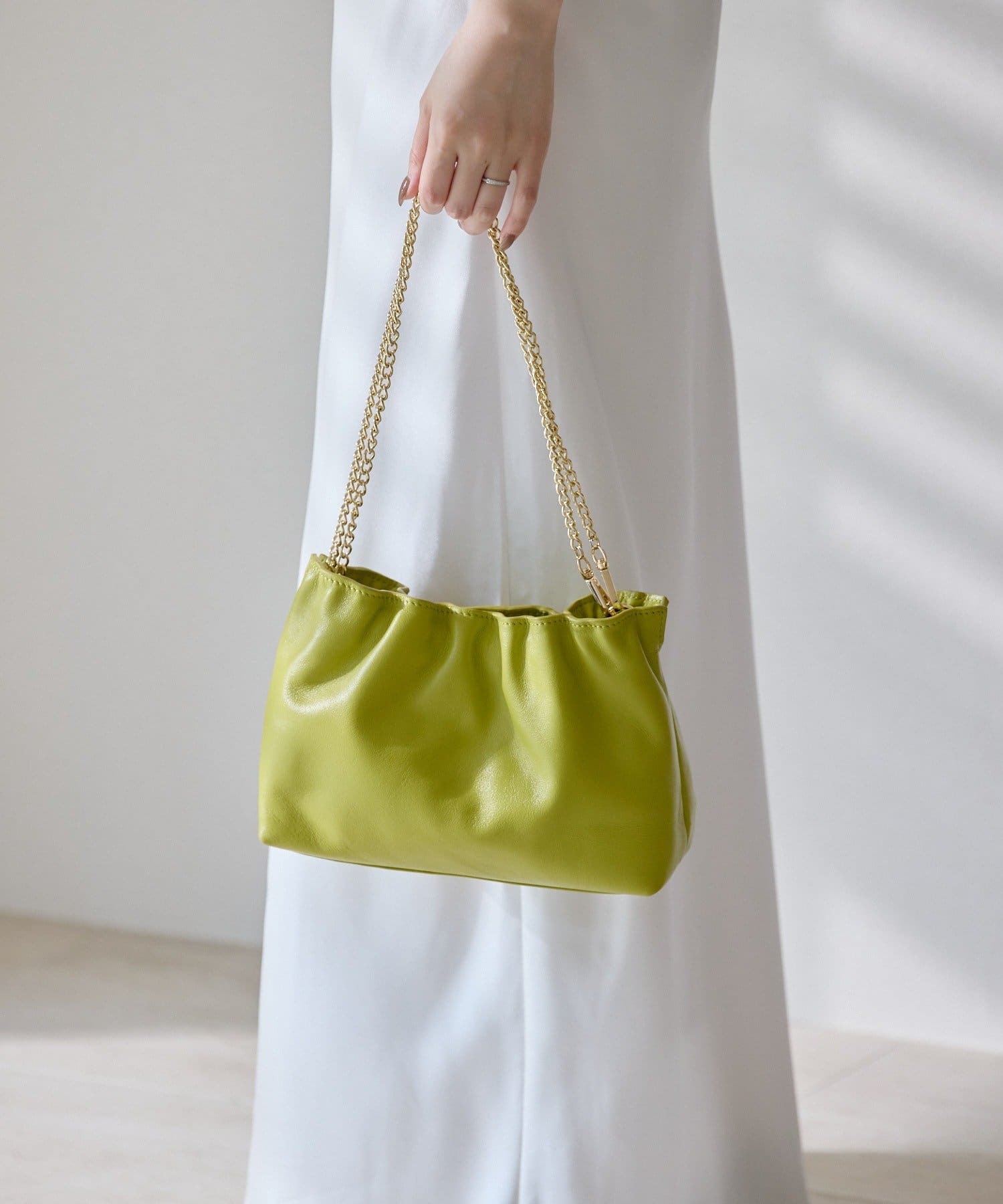 2wayギャザーチェーンバッグ(PT-233) | gemeil(ジェムイル)レディース