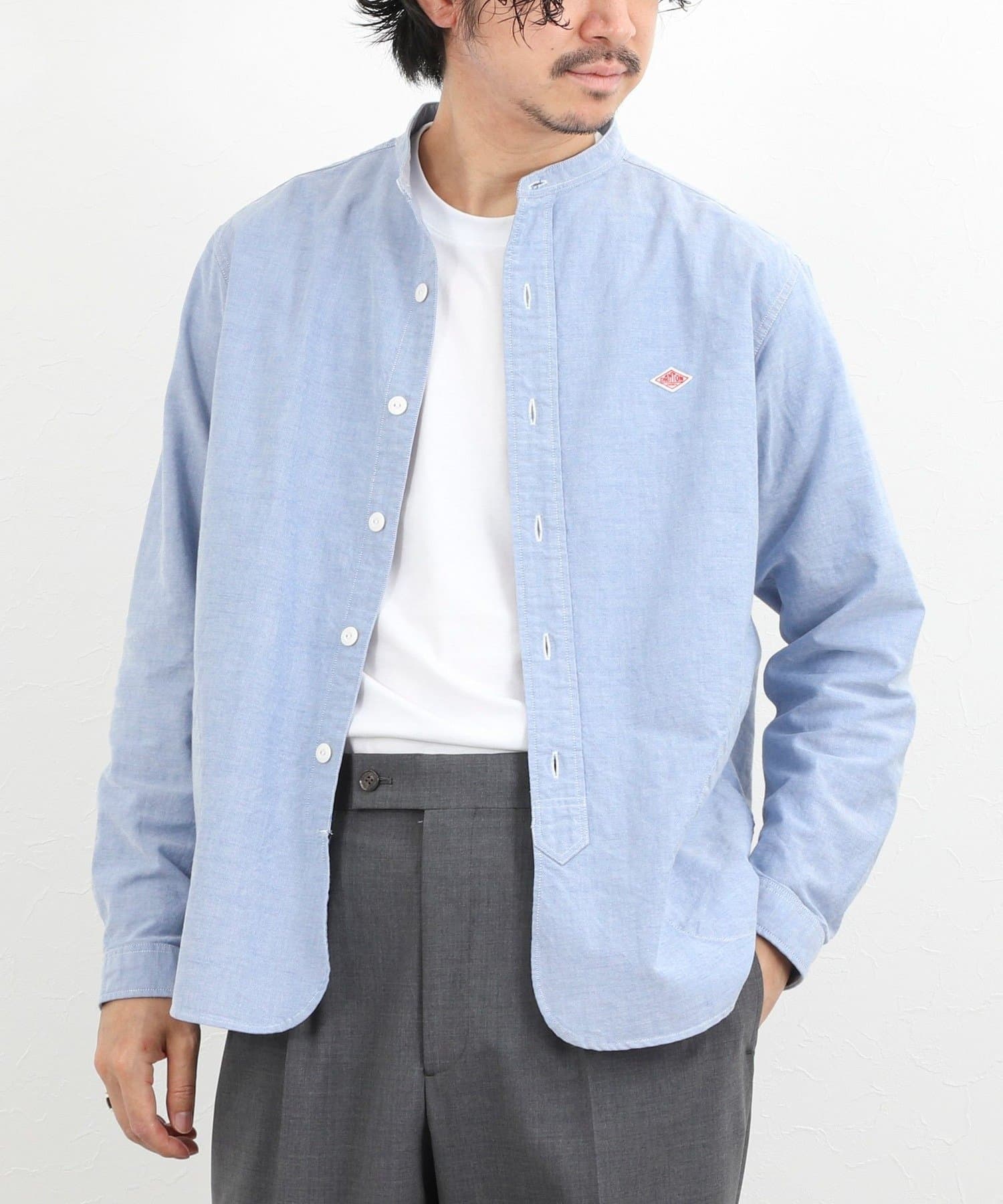 DANTON】DT-B0280SOX BAND COLLAR SHIRT LS | NOLLEY'S(ノーリーズ
