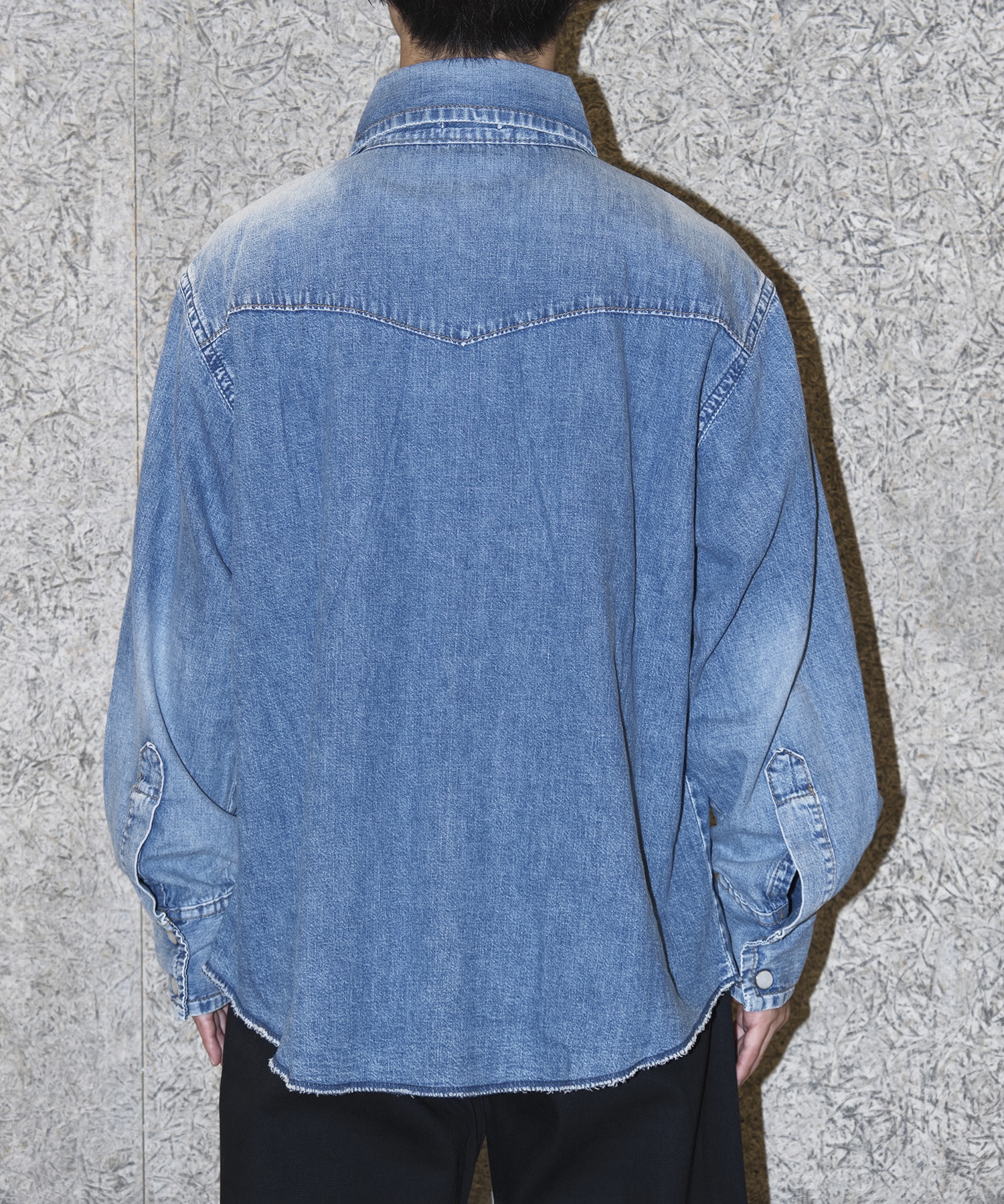 JUVENILE DENIM WESTERN SHIRT(46 LIGHT BLUE): KOOKY ZOO: MENS｜CONZ