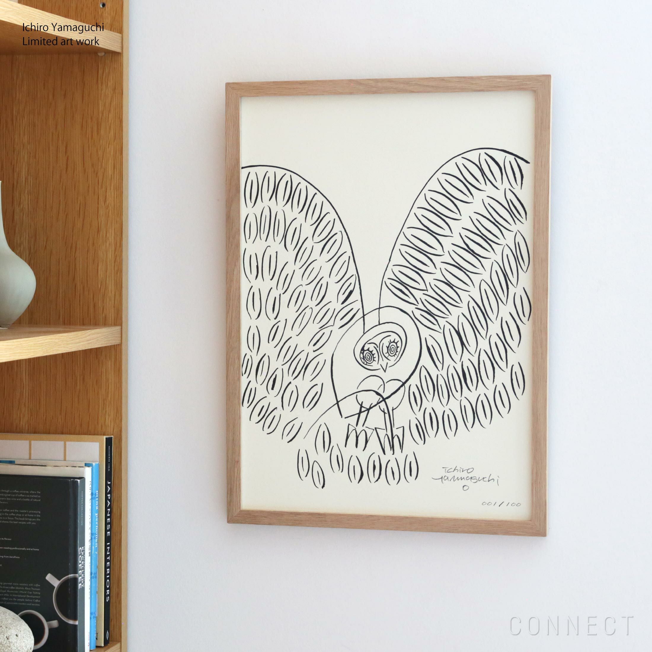 山口一郎 / Giclee（ジクレー印刷）「フクロウ」 / Mサイズ / アート