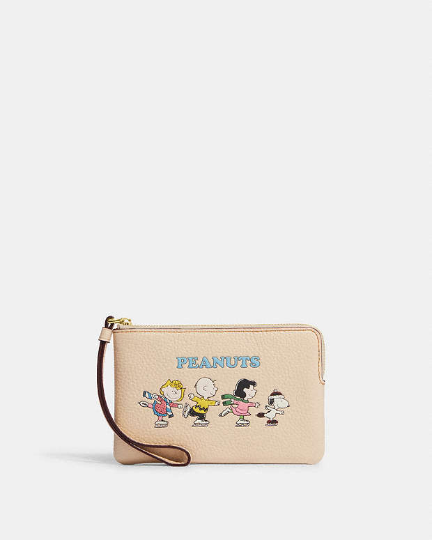 公式】コーチアウトレット | 【COACH X PEANUTS】コーナー ジップ