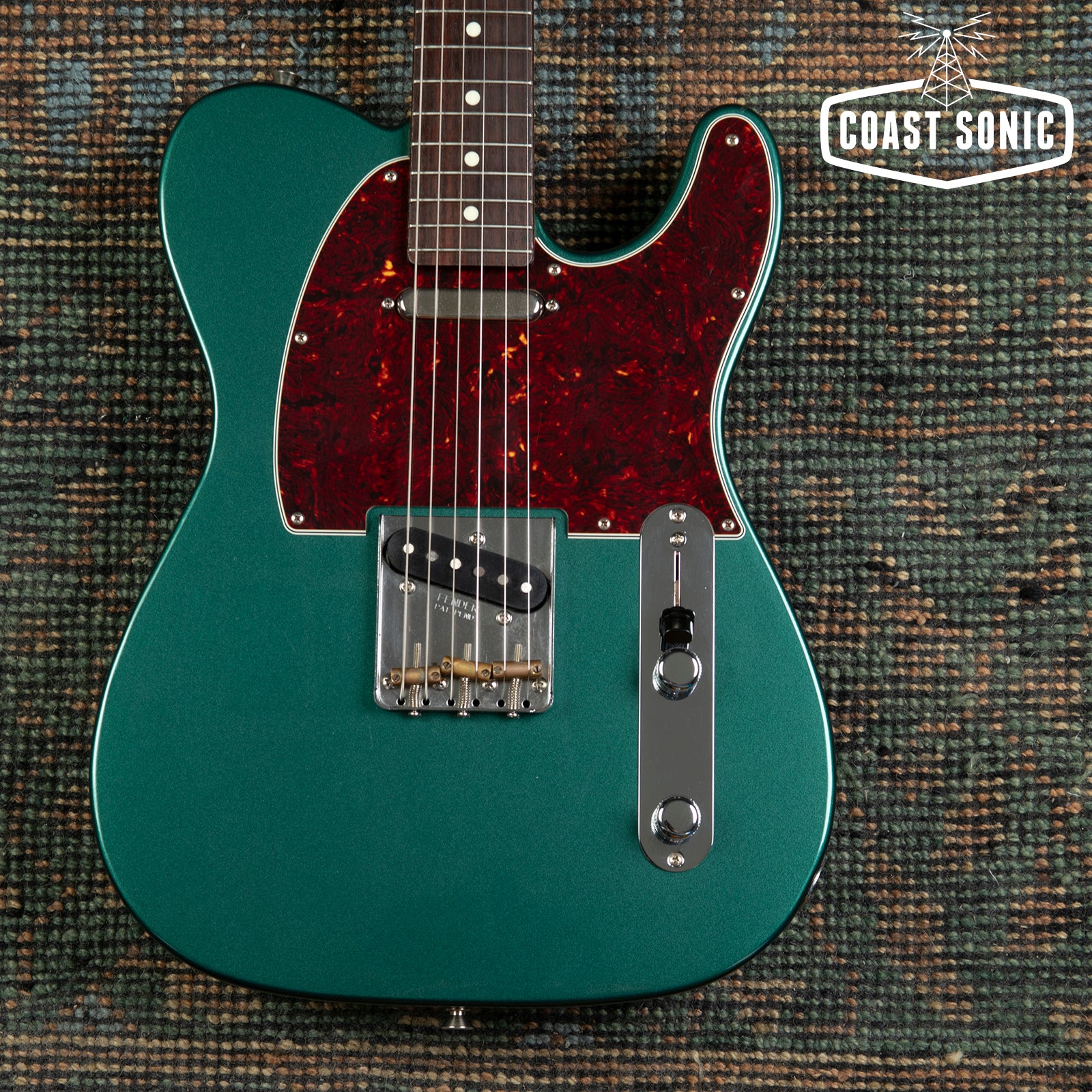 2023 Fender FSR Hybrid II Telecaster Sherwood Green w/ Matching Headst