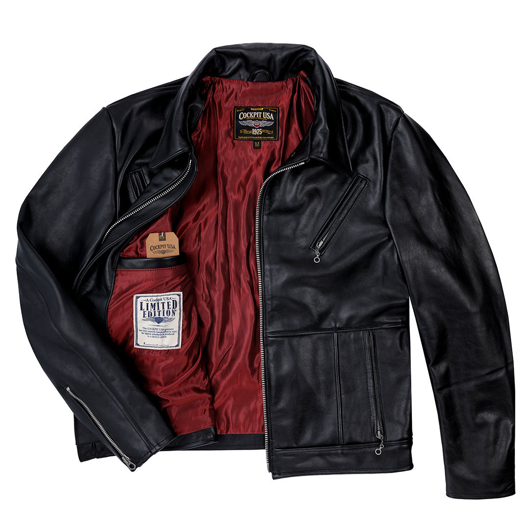Victory Motorcycle Jacket | 1930s Leather Motorcycle Jacket