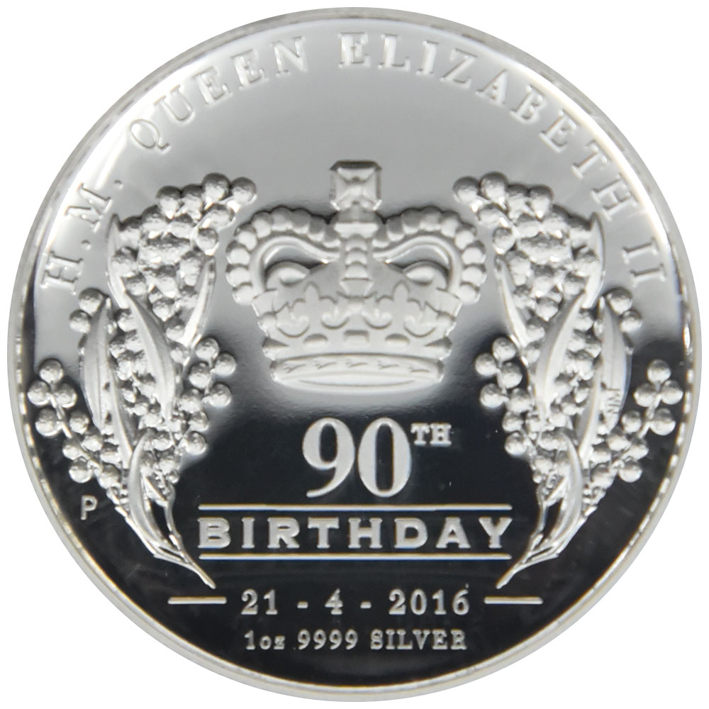 オーストラリア 2016P エリザベス2世 1ドル1オンス 銀貨 NGC PF 70