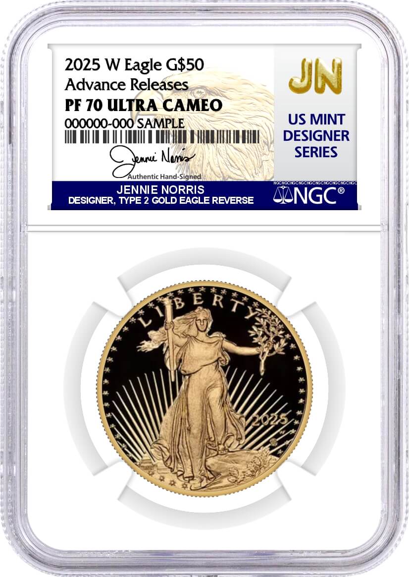 2025 W Proof Gold Eagle 4-Coin Set NGC PF70 UCAM Advance Releases