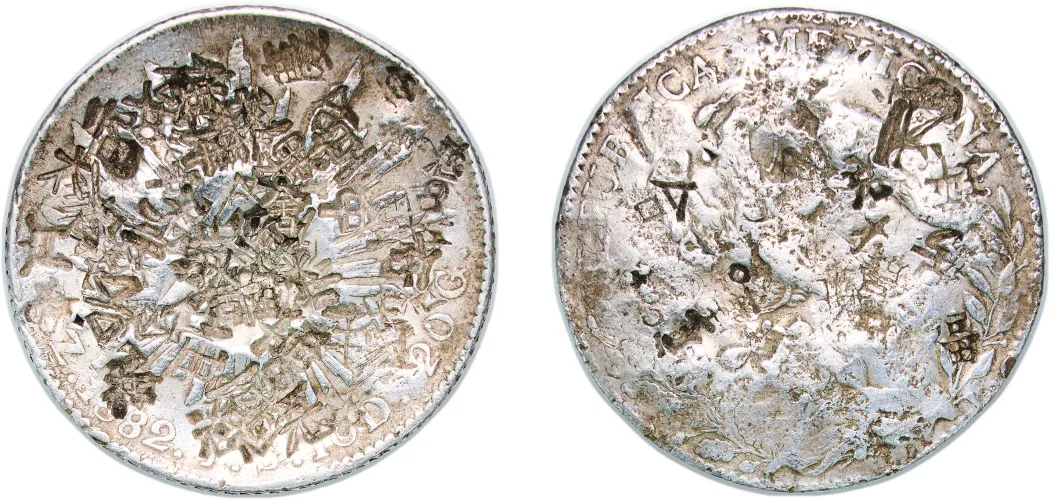 8 Reales 1882 Zs JS (VF) - Zacatecas Mint - Mexico | Coins NB