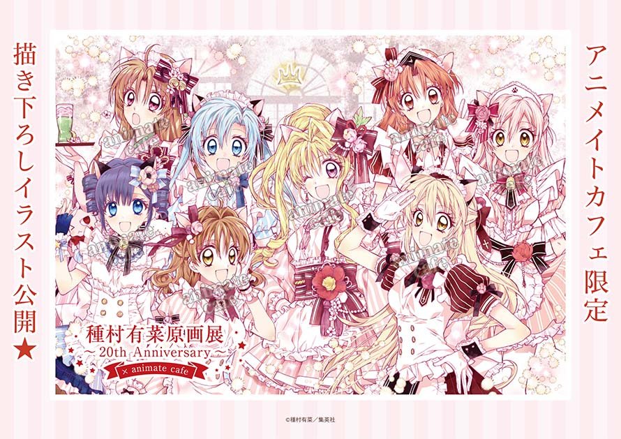 種村有菜原画展20周年記念 × アニメイトカフェ5店舗 9.5-9.24 開催決定!!