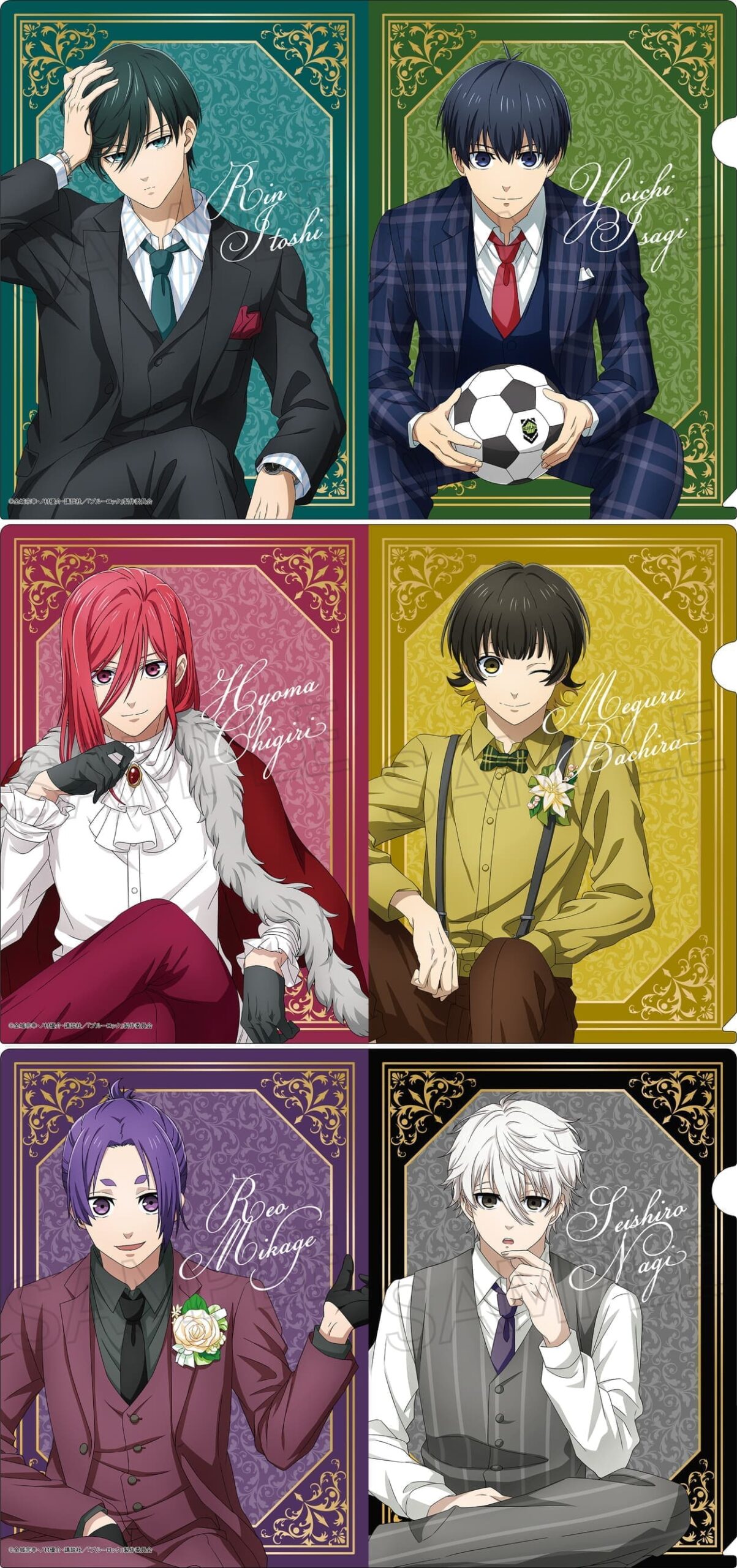 ブルーロック 千切豹馬ら6人の描き下ろし「玉座 Ver.」グッズ4月発売!