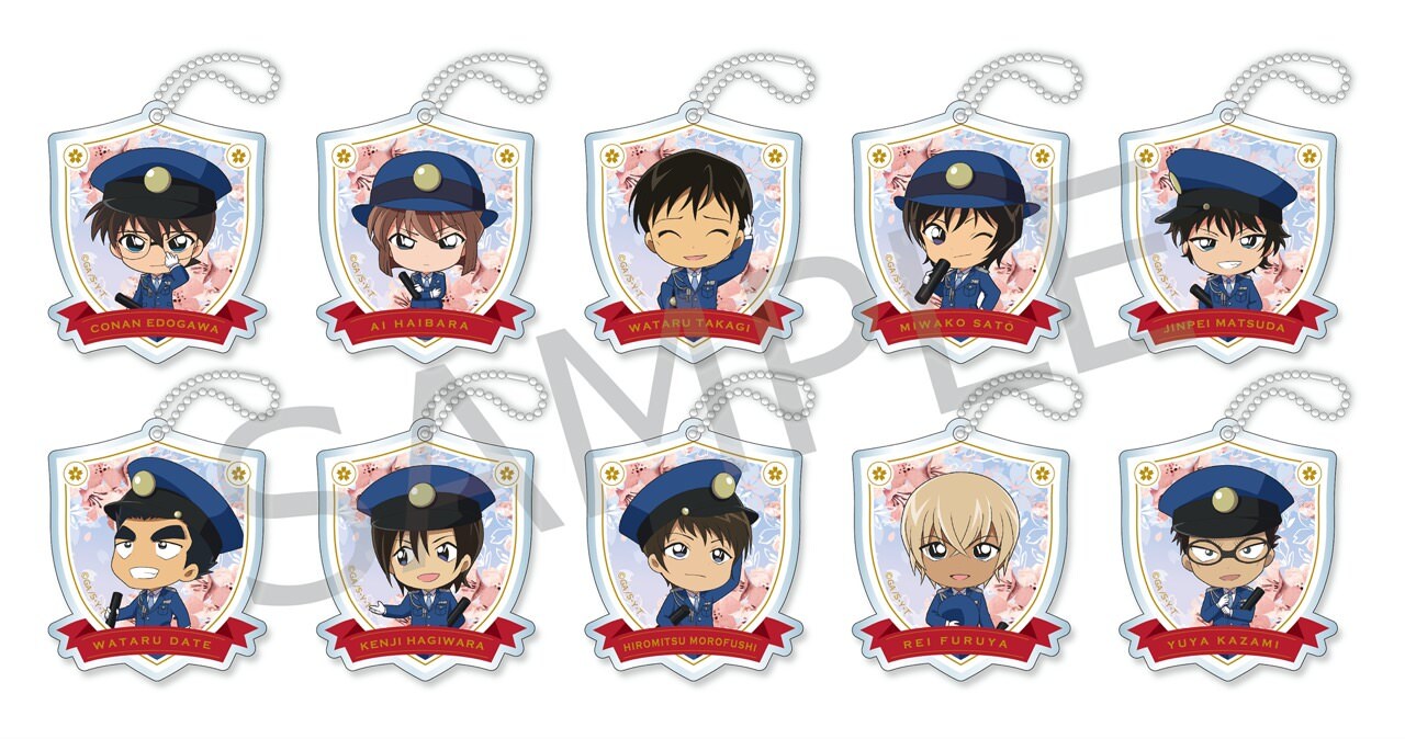 降谷零 松田陣平 名探偵コナン デフォルメ 安室透 警察学校 缶バッジ