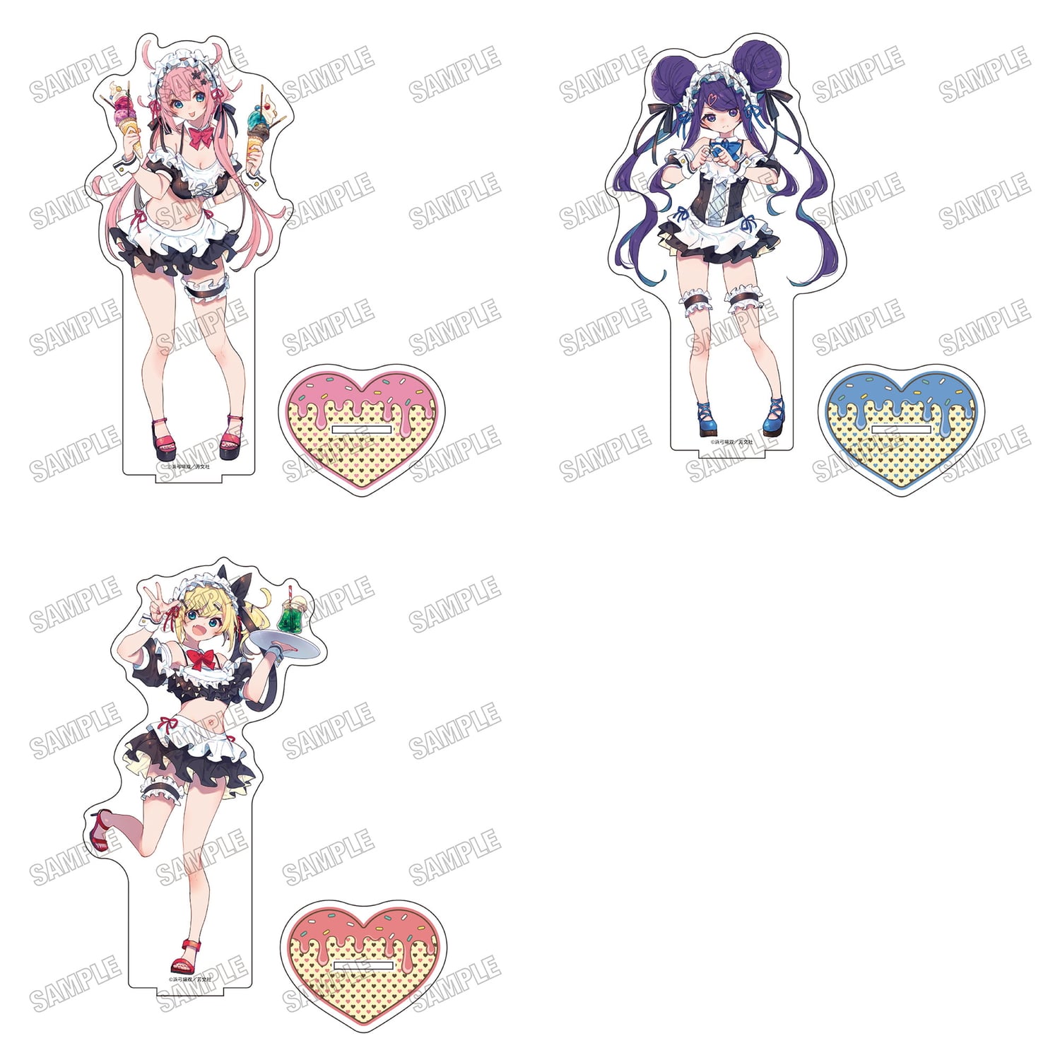 おちこぼれフルーツタルト 衣乃らメイド姿の描き下ろしグッズ 12月発売