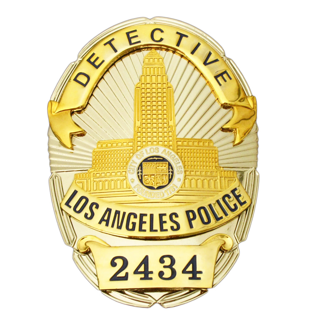 LAPD Detective #2434 Los Angeles Police Badge Replica Movie Props