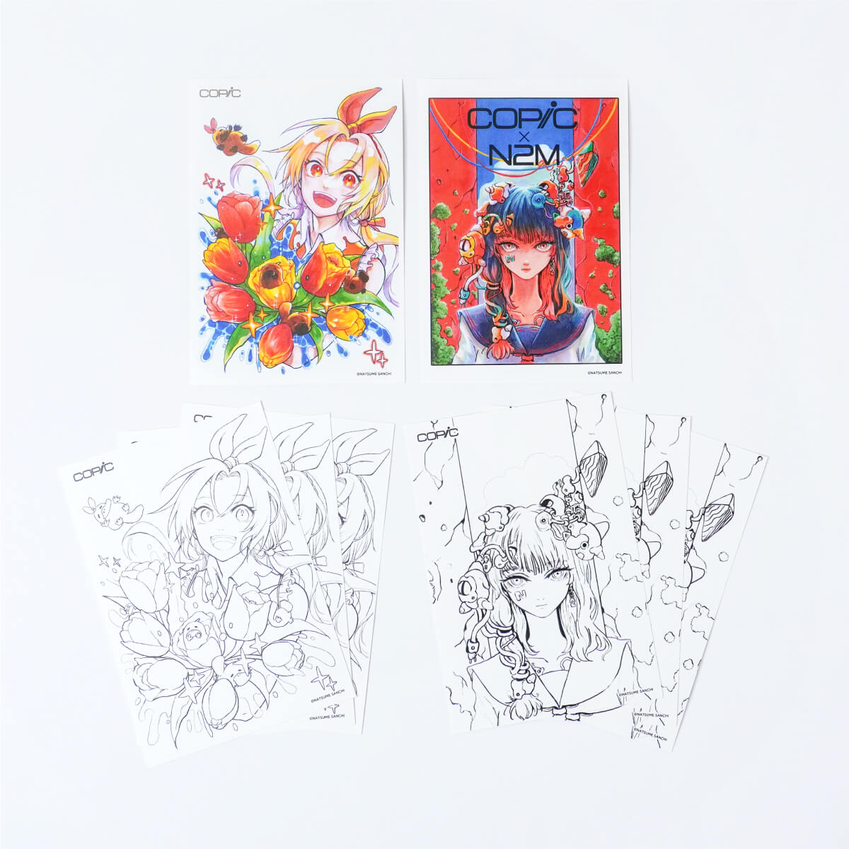 なつめさんちが選んだコピックおえかき対決セット - コピック公式サイト