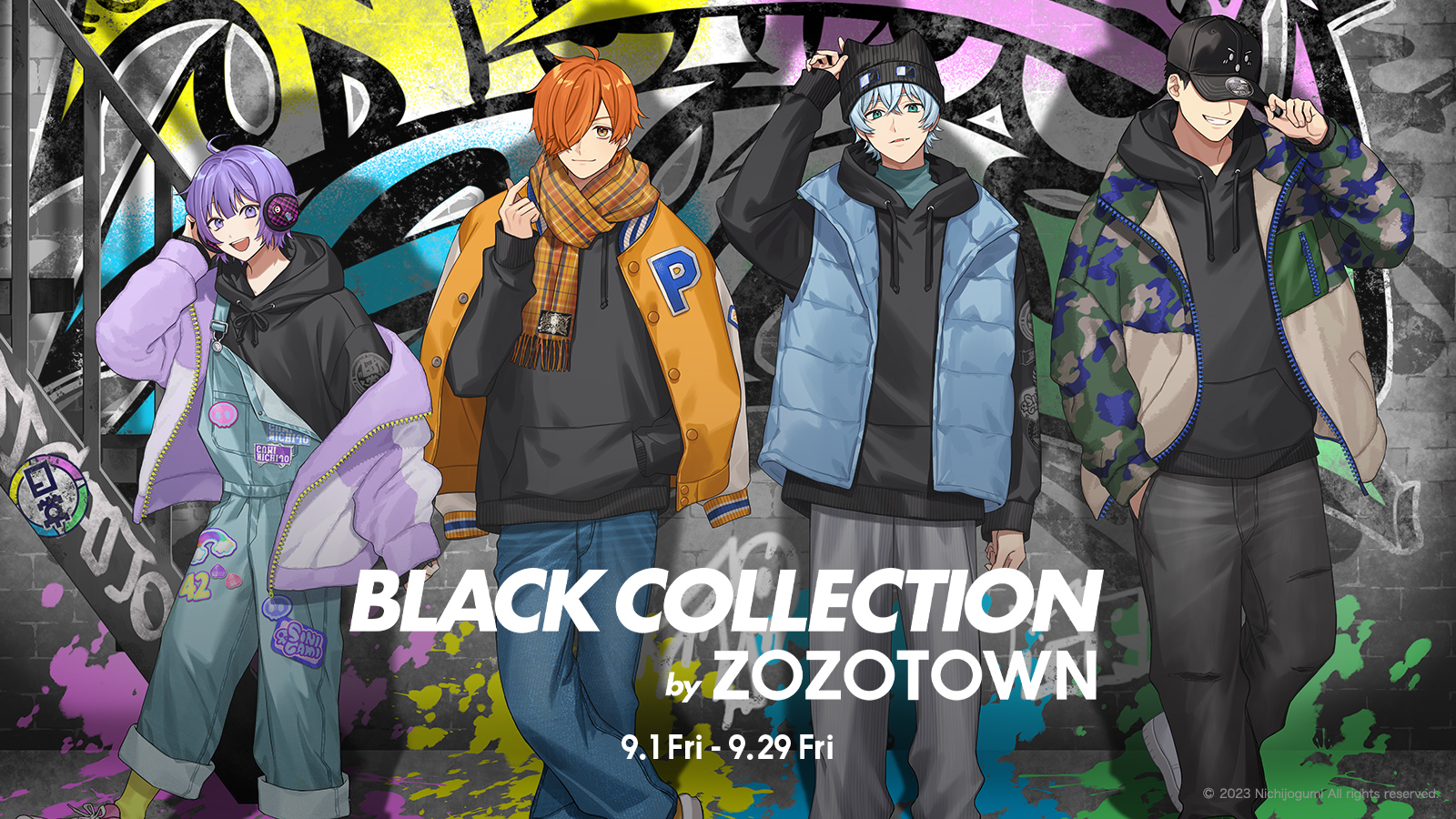 日常組 クロノア ZOZOTOWN 京都 着物 忍者 缶バッジ アクリルスタンド