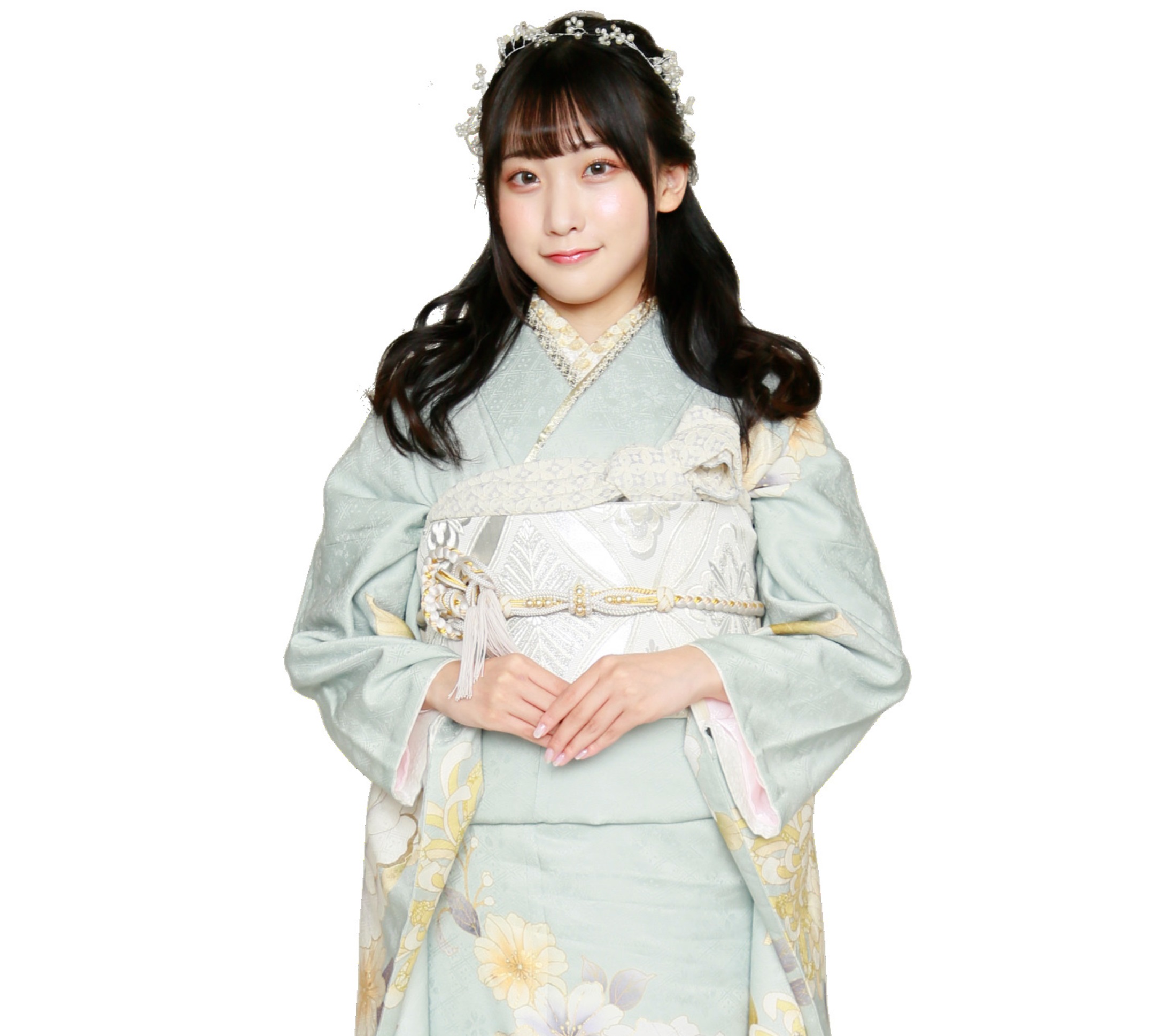 高嶺のなでしこ城月菜央秋服生写真直筆