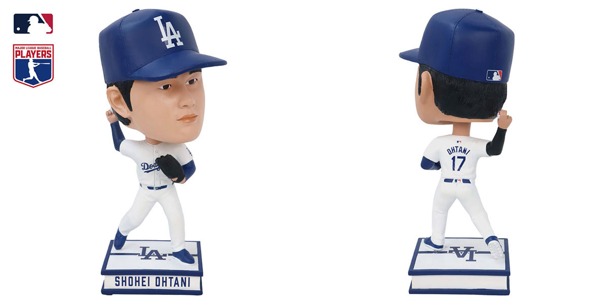 大谷翔平選手のボブルヘッド人形を限定販売 今季から復活の「投手