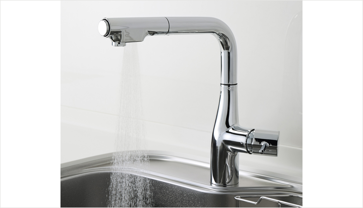 スタイリッシュ水栓 Efine シャワーホースタイプ・浄水器兼用タイプ