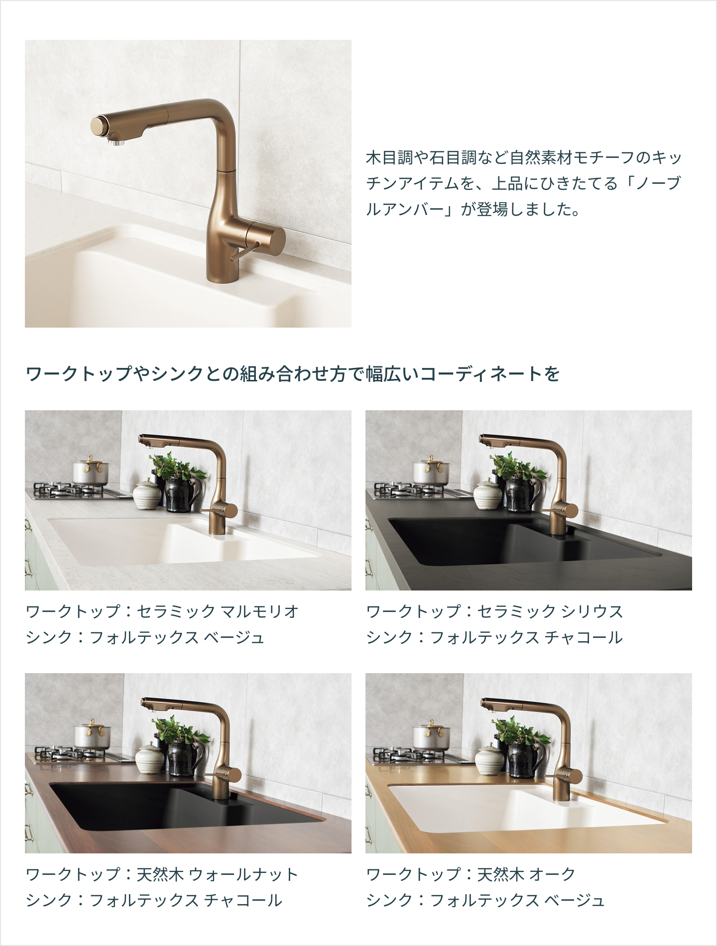 スタイリッシュ水栓 Efine シャワーホースタイプ・浄水器兼用タイプ