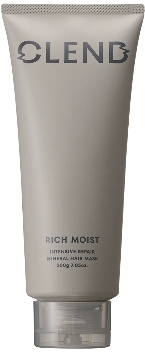 リッチモイスト インテンシブリペア ミネラル ヘアマスク | CLEND