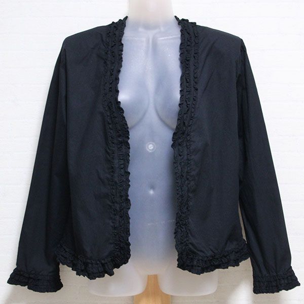 黒ピコフリルオーバーブラウス - ピンクハウス通販｜リサイクル