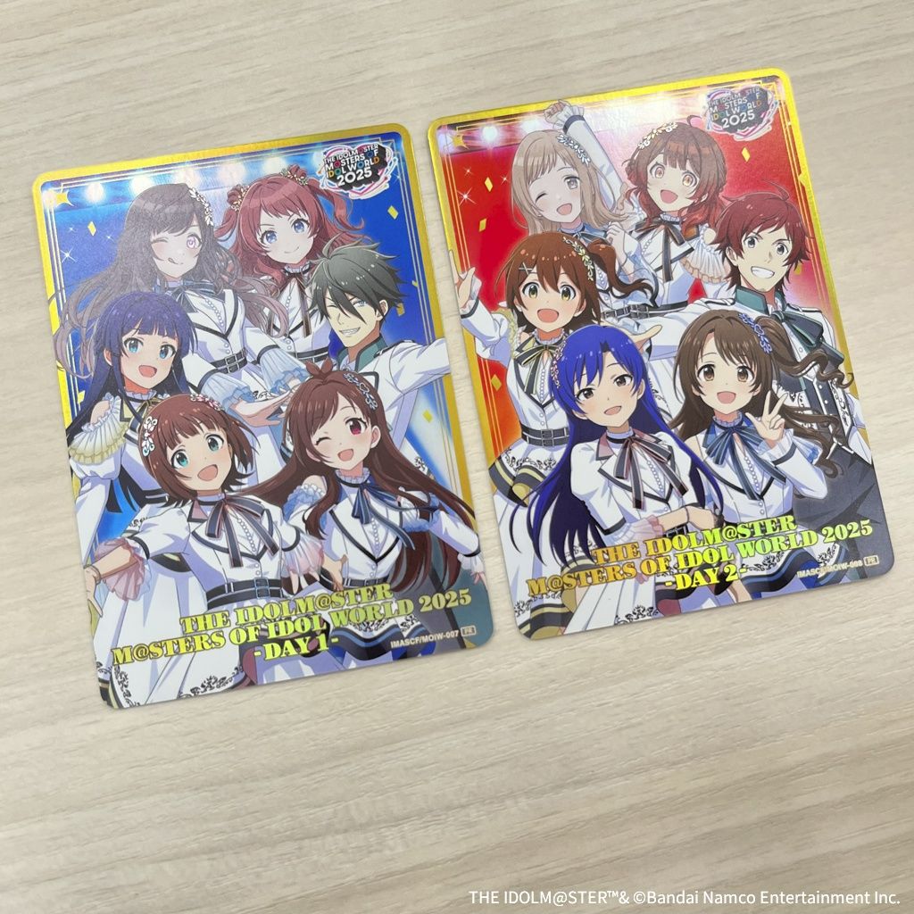 アイマスMOIW2025】本日発売！！「アイドルマスター カードフォリオ