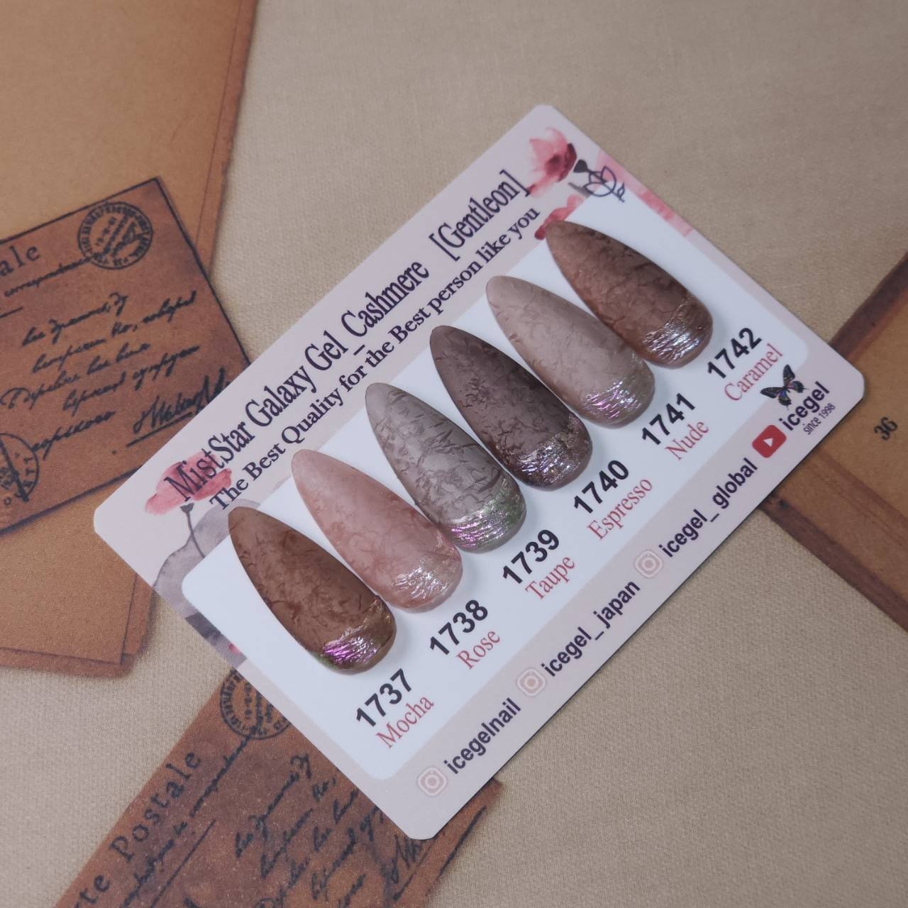 ICEGEL GENTLEON ミストスターギャラクシージェル_カシミヤ 6色セット