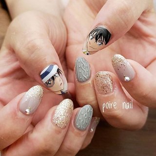 怪盗キッドネイルのネイルデザイン(2ページ目)｜ネイルブック