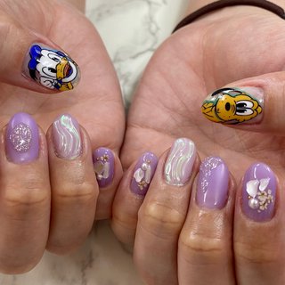 おすすめ順｜ニュアンス/#ドナルドダックのネイルデザイン｜ネイルブック