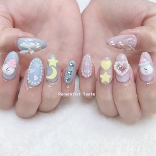 哺乳瓶ネイルのネイルデザイン｜ネイルブック