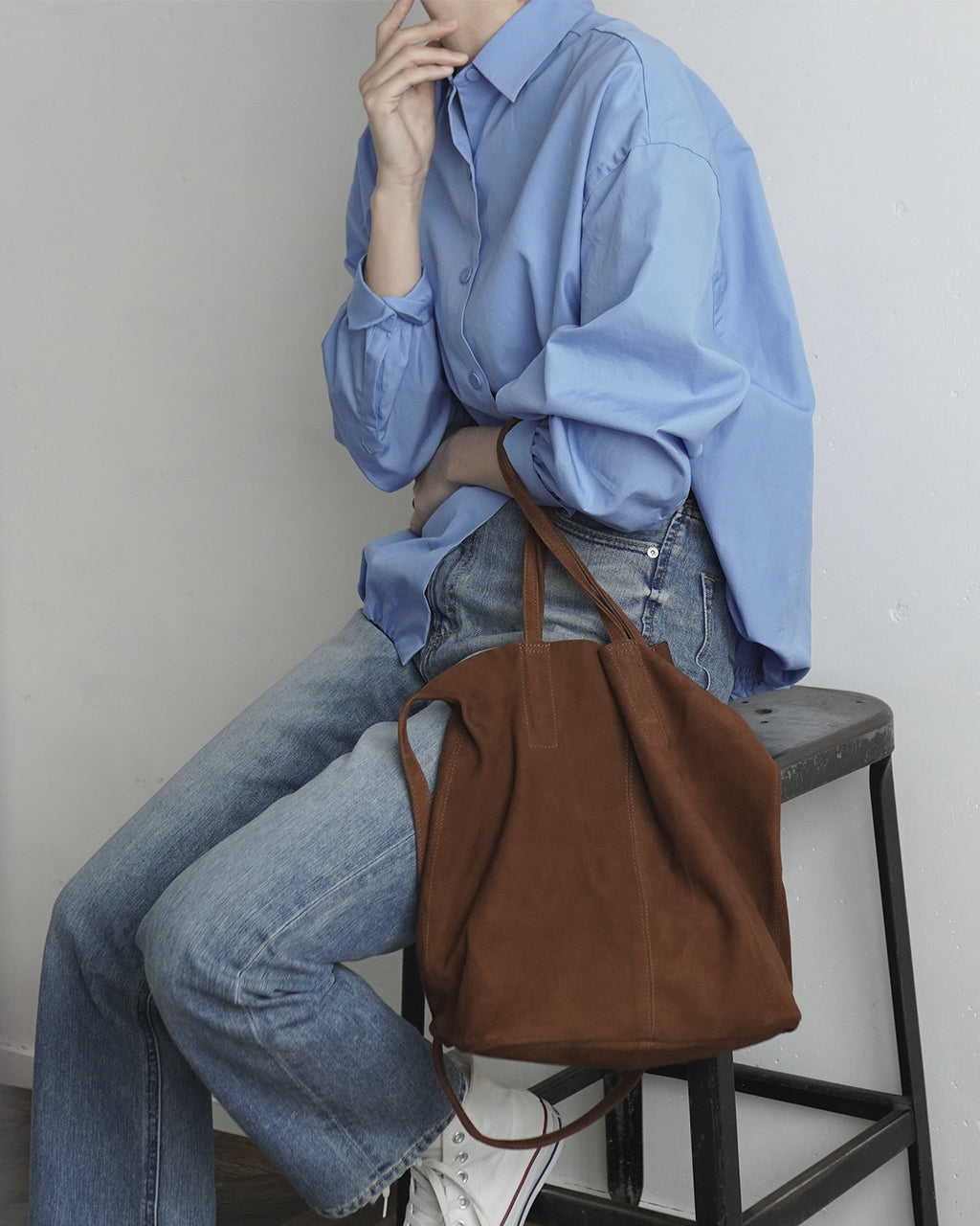 Morphée 3WAY MEDIUM TOTE（M size）OIL SUEDE BROWN MS-OBR-1 ML-OBR