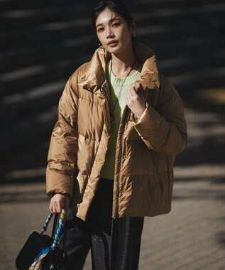 Oggi掲載】シレータフタ ハイネック ショート ダウンコート / 23区 S