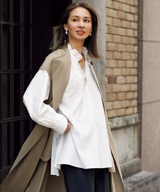 ギャザーオーバーブラウス / UNFILO | ファッション通販 【公式通販