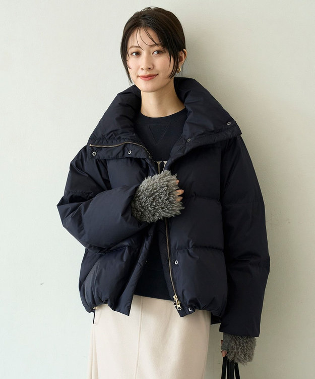 VERY掲載 / 自宅で洗濯OK / 軽量で暖かい】TAIONコラボ ショートダウン