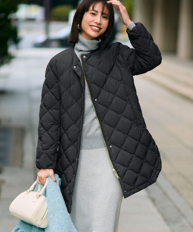 自宅で洗濯OK / 軽量で暖かい】TAIONコラボ 2WAY キルティングダウン