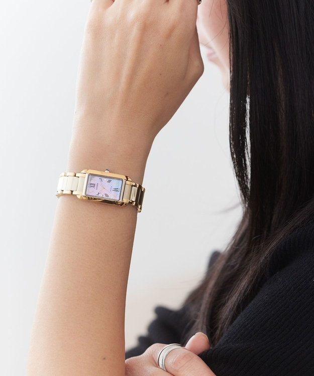 白蝶貝のレクタンギュラーモデル】使いやすいシルバーとウォーム