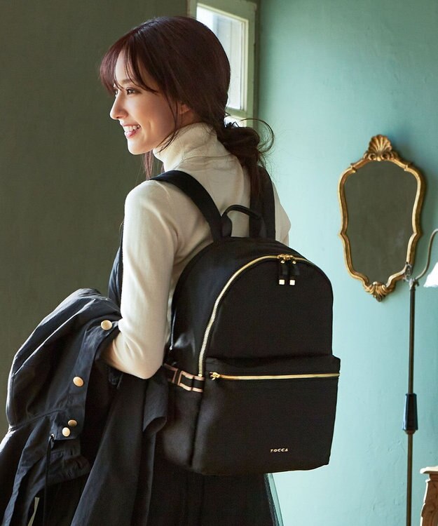 A4サイズ対応・PCポケット付き】SIDE RIBBON BACKPACK バックパック