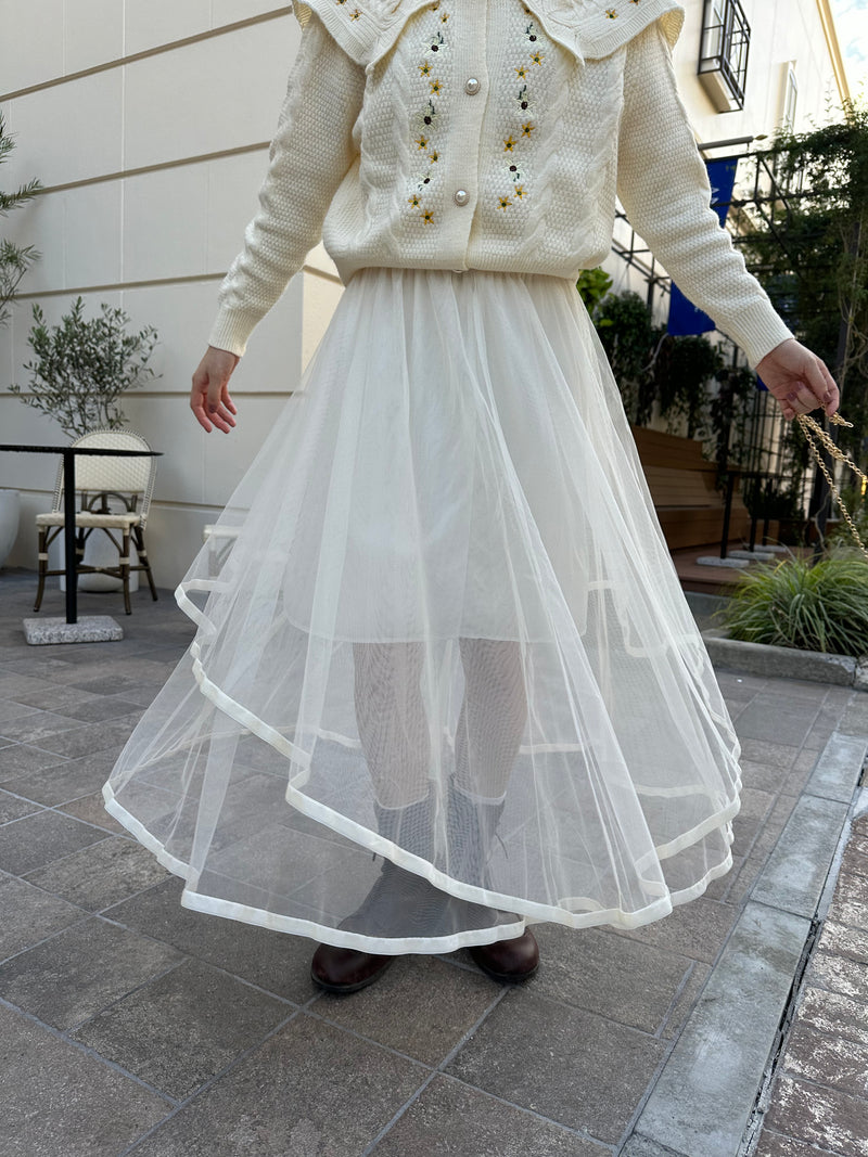 シアーロングスカート DPA43213 – CRAMMY