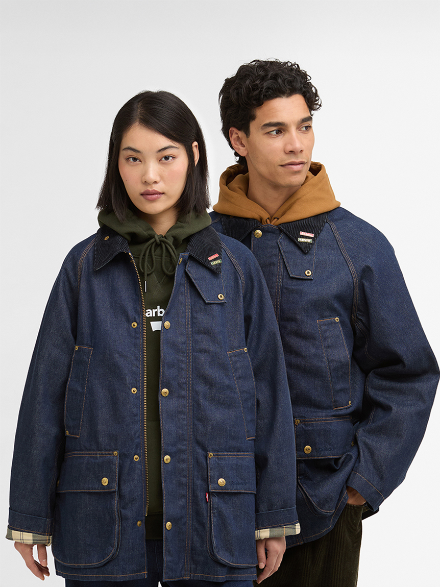 Barbour × Levi's》【BEDALE / ビデイル】デニム ジャケット オーバー