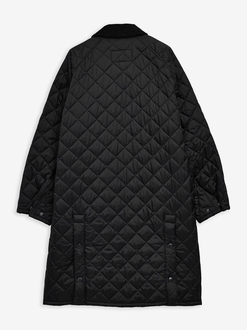 EXMOOR / エクスモア】キルティング ミドル レングス コート（ユニ