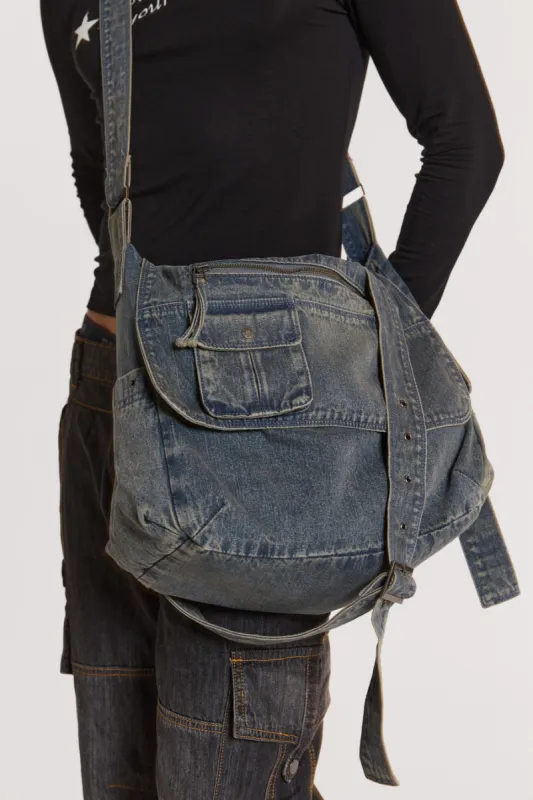 Stellar Denim Messenger Bag | Parallel