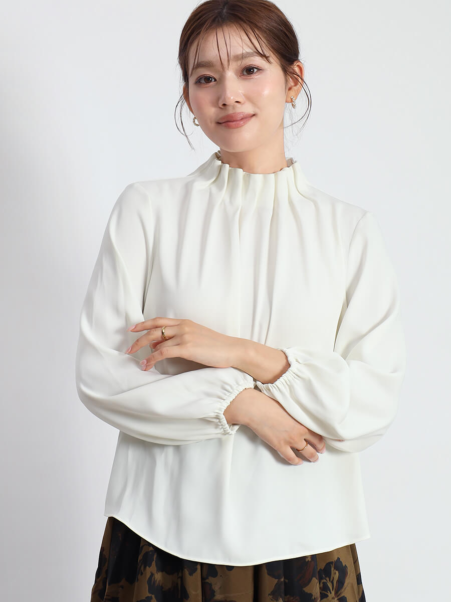 ネックギャザーブラウス - FENNEL - FENNEL｜YAMADAYA STORE