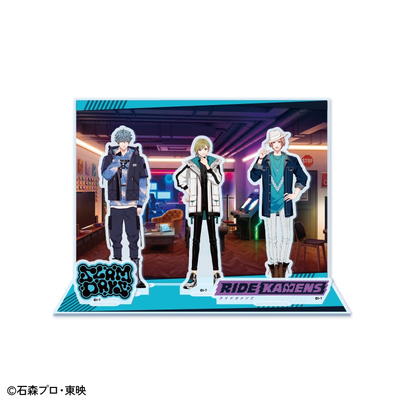 Thank you「ライドカメンズ」クラスアクリルジオラマスタンド（スラム