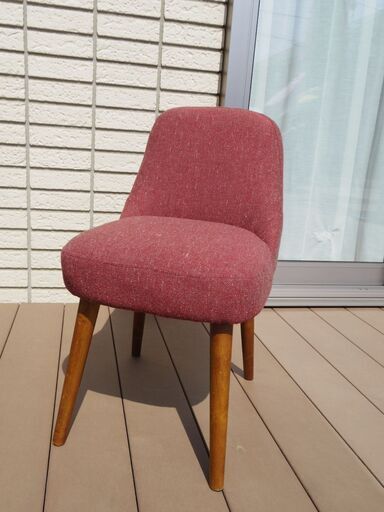 美品 UNICO ウニコ HESTA(へスタ) ラウンジチェア ブラウンミックス