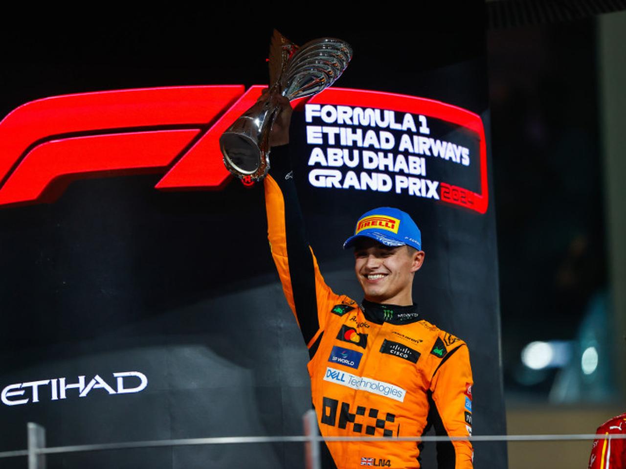 F1第24戦最終戦、ノリスの優勝でマクラーレンが26年ぶりのコンストラク