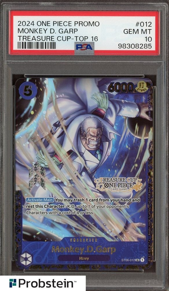 Auction Prices Realized Tcg Cards 2024 ONE PIECE PROMOS Monkey D. Garp